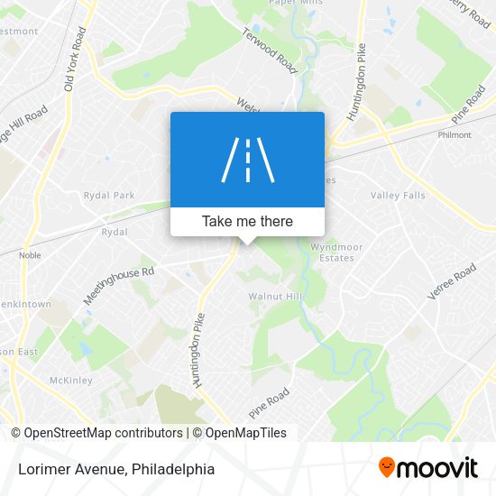 Mapa de Lorimer Avenue