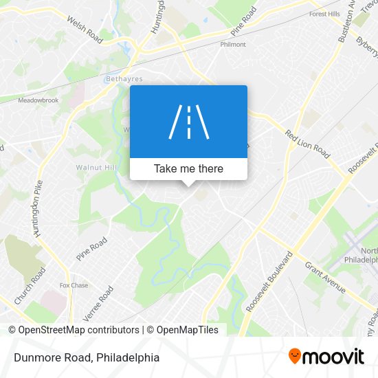 Mapa de Dunmore Road