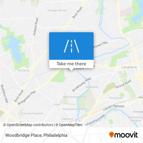 Woodbridge Place map