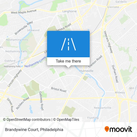 Mapa de Brandywine Court