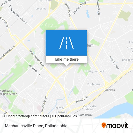 Mechanicsville Place map