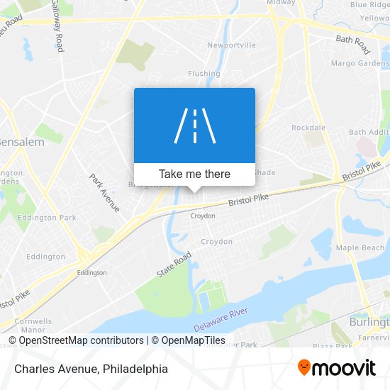 Mapa de Charles Avenue