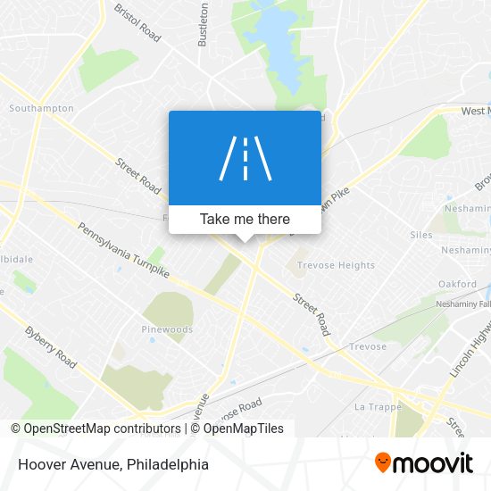 Hoover Avenue map