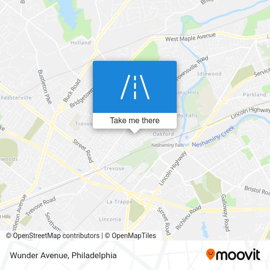 Mapa de Wunder Avenue