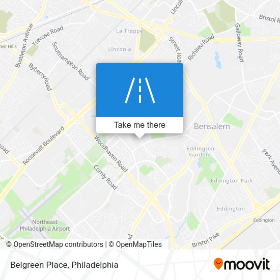 Mapa de Belgreen Place