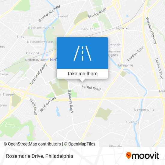 Mapa de Rosemarie Drive