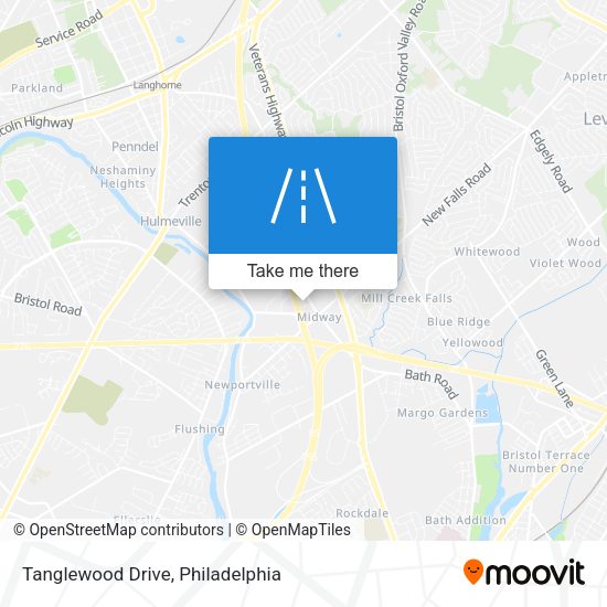 Tanglewood Drive map