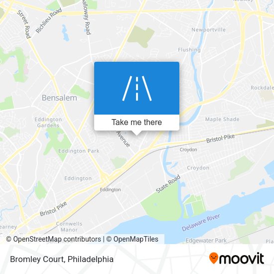 Mapa de Bromley Court