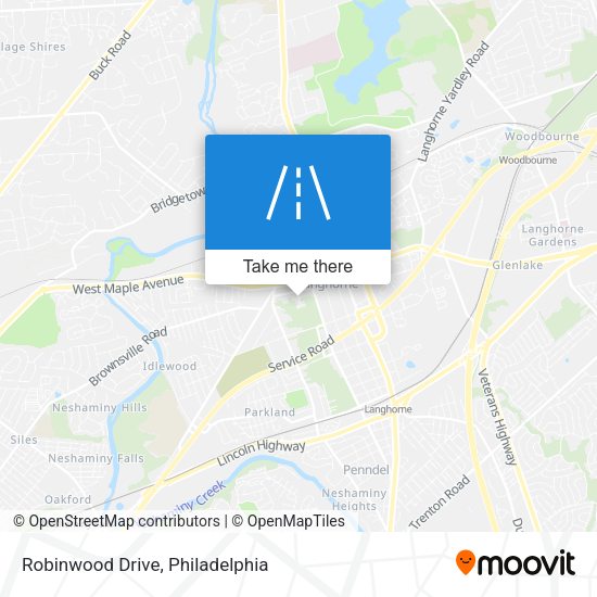 Robinwood Drive map