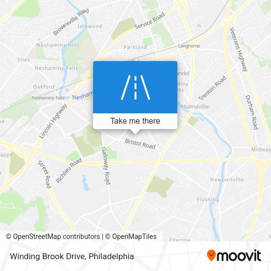 Winding Brook Drive map