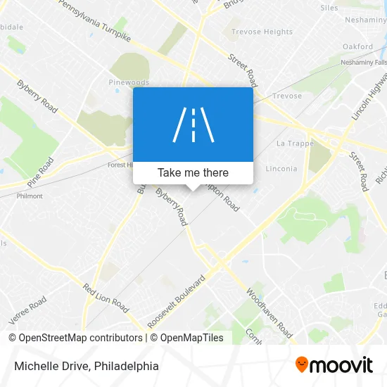 Michelle Drive map