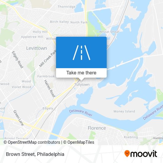 Mapa de Brown Street