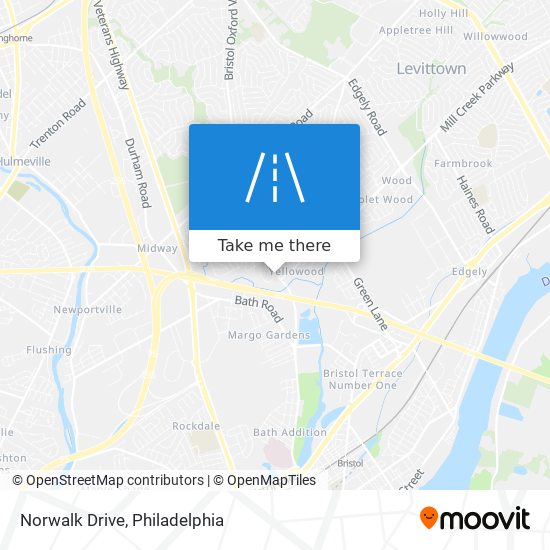 Norwalk Drive map