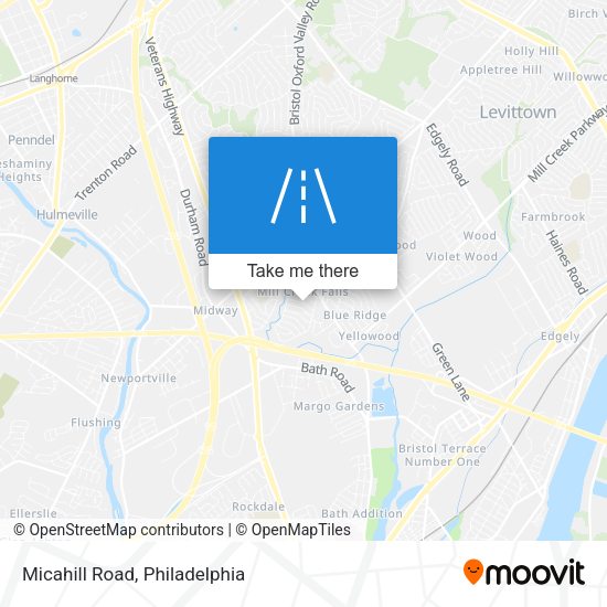 Mapa de Micahill Road