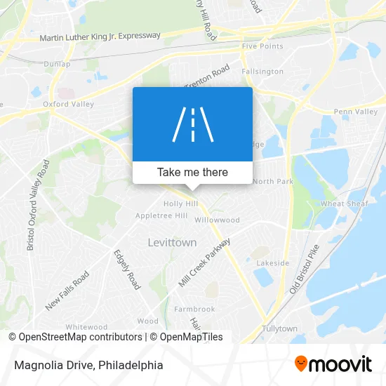 Magnolia Drive map