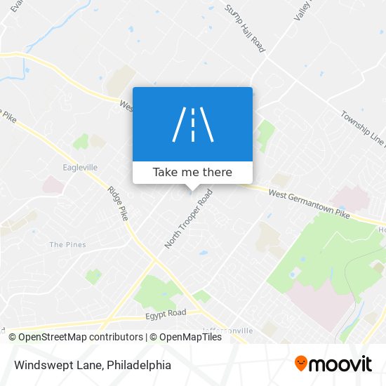 Windswept Lane map