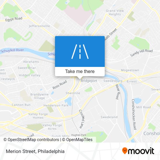 Mapa de Merion Street