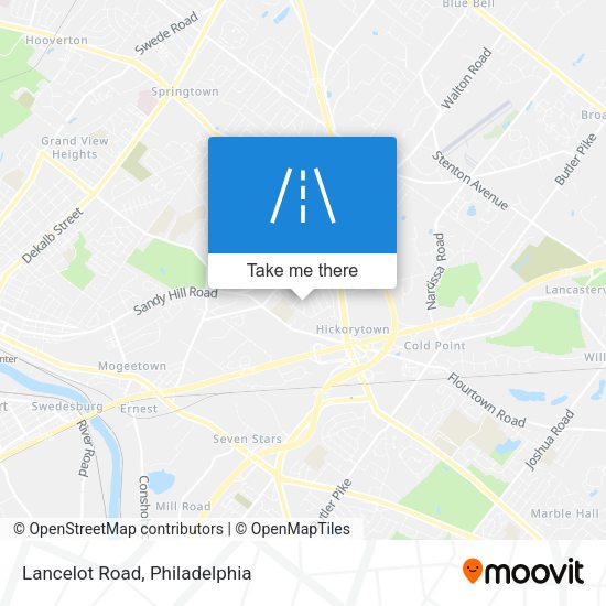 Mapa de Lancelot Road