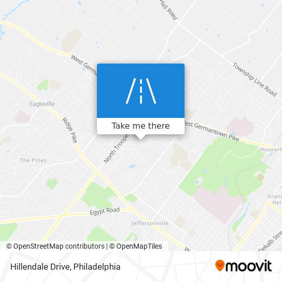 Mapa de Hillendale Drive