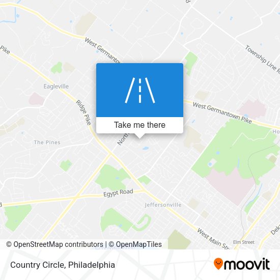 Mapa de Country Circle