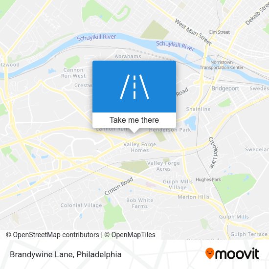 Brandywine Lane map