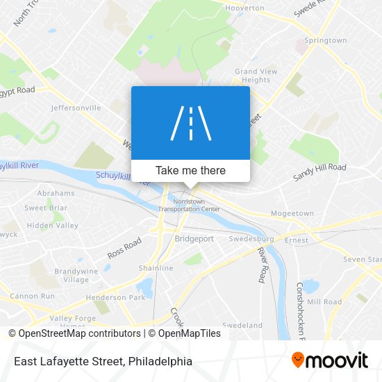 Mapa de East Lafayette Street