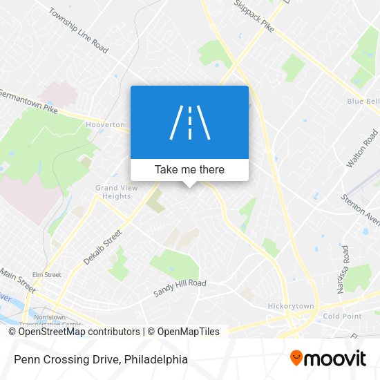 Penn Crossing Drive map