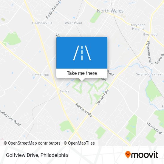 Golfview Drive map