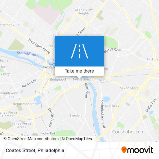 Mapa de Coates Street