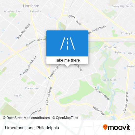 Limestone Lane map