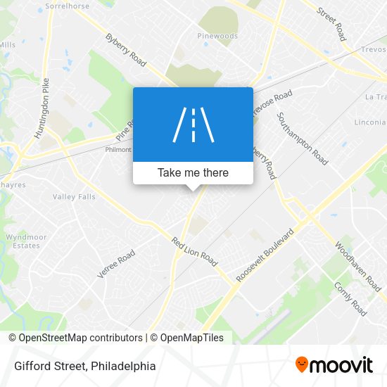 Mapa de Gifford Street
