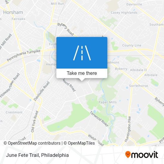 June Fete Trail map