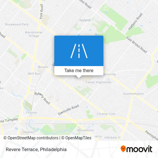 Mapa de Revere Terrace