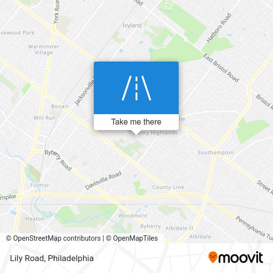 Mapa de Lily Road