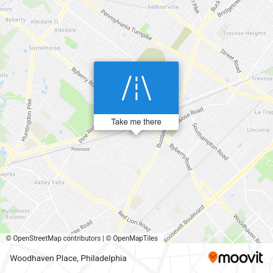 Woodhaven Place map