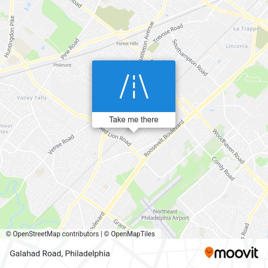 Mapa de Galahad Road