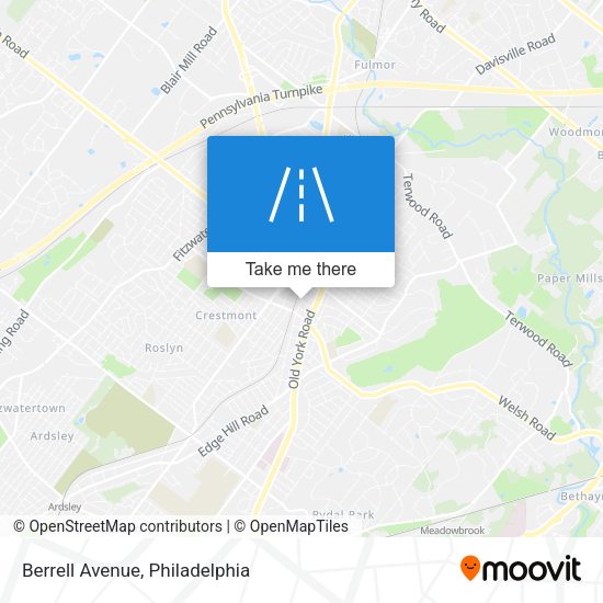 Berrell Avenue map