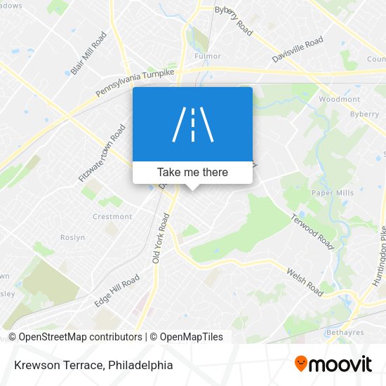Krewson Terrace map