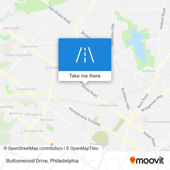 Buttonwood Drive map