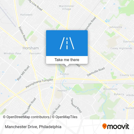 Manchester Drive map