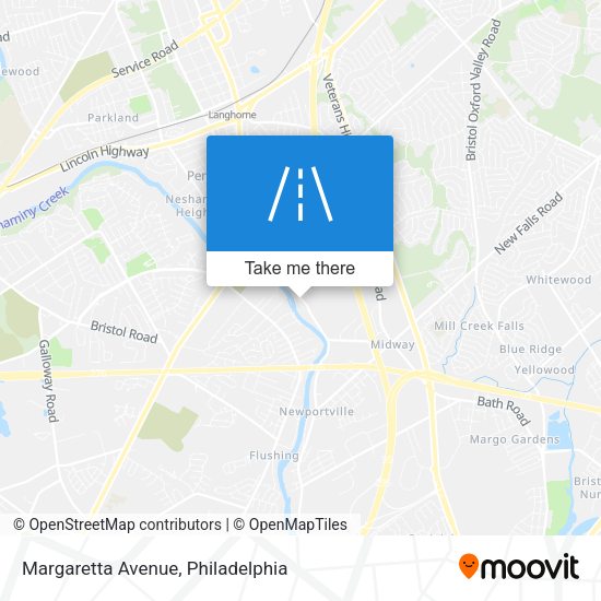 Mapa de Margaretta Avenue