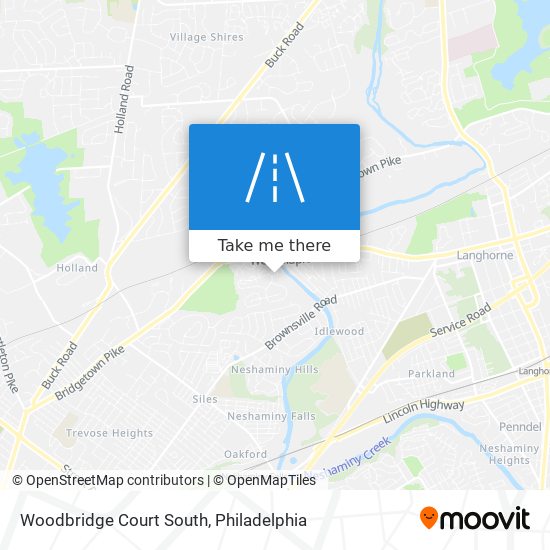 Mapa de Woodbridge Court South