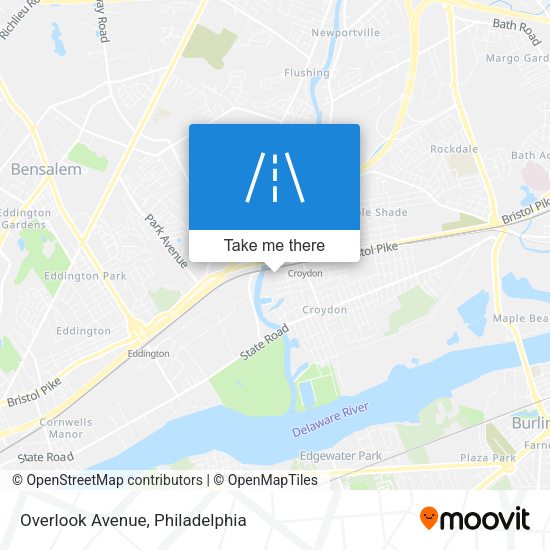Overlook Avenue map