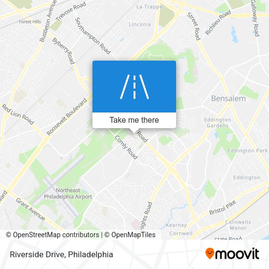 Riverside Drive map
