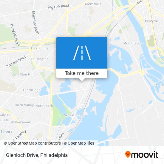 Glenloch Drive map