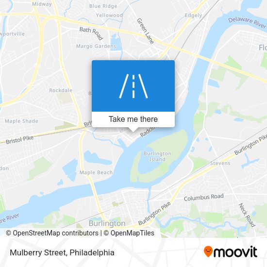 Mulberry Street map