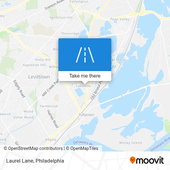 Laurel Lane map