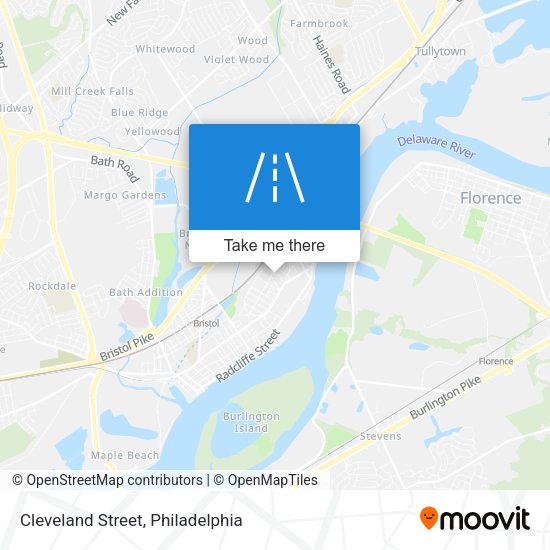 Cleveland Street map