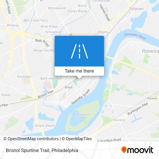 Mapa de Bristol Spurline Trail