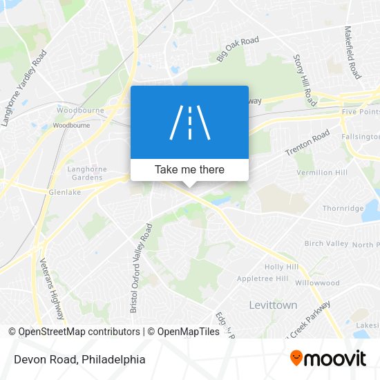 Mapa de Devon Road